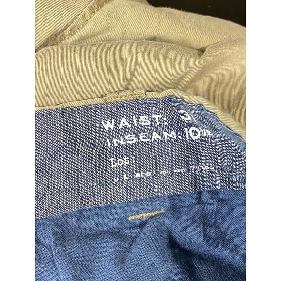 J. CREW Men's Tan Regular-Fit 10.5" Stretch Five-Pocket Chino Shorts SZ 31 - Picture 10 of 13